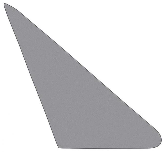 OER 1964-68 Mustang/Cougar Vent Window Glass - Smoke RH 21412E