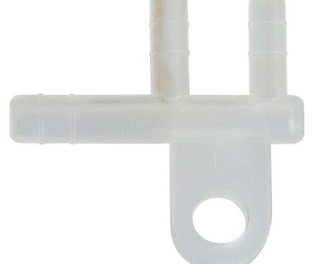 OER 1967-79 Ford/Mercury, Windshield Washer Hose Connector, F Shape HK122A