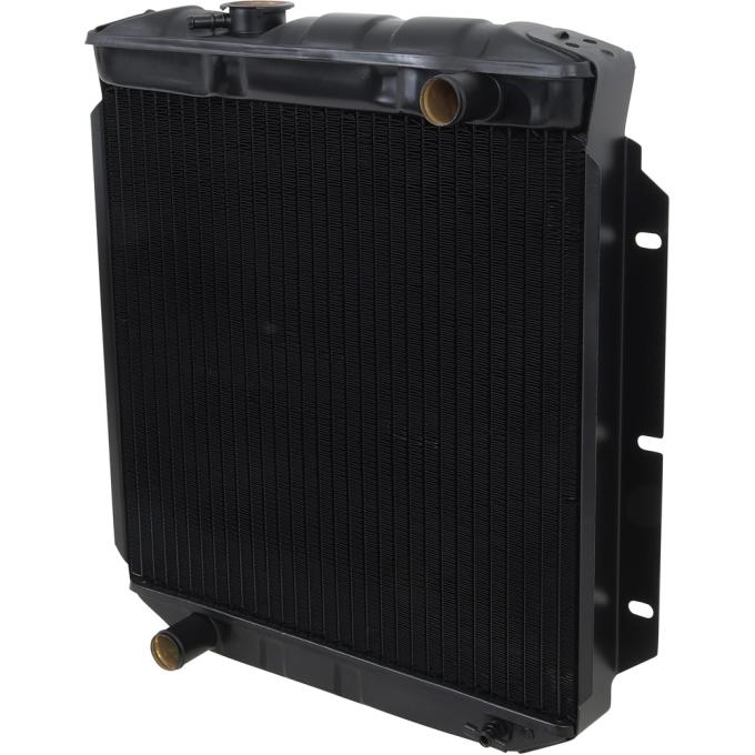 1964-66 Mustang L6 With Manual Trans 3 Row Copper/Brass Radiator