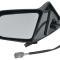 1987-93 Mustang, Exterior Door Power Mirror, Window Mounted, Exc Convertible, LH Driver Side