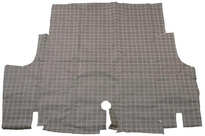 OER 1967-68 Mustang Coupe / Convertible Trunk Mat - Plaid TM32
