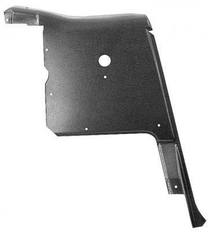 OER 1965-66 Mustang Convertible Quarter Interior Metal Trim Panel - LH 31005B