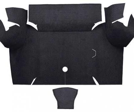 OER 1967-68 Mustang Coupe Loop Carpet Trunk Mat - Black A4060A01