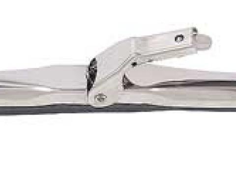 1966-84 Chrysler, GM, Ford, Wiper Blade, 16" Anco Style, 1/4" Bayonet Connector, Polished Stainless, Each, Various Models