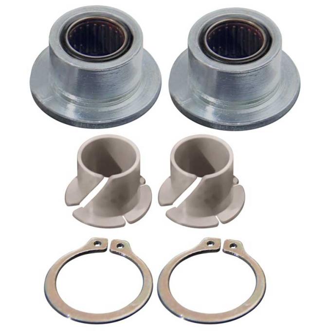1964-73 Ford Mustang, 1967-70 Cougar, Brake & Clutch Pedal Support Roller Bearing Retrofit Kit, Manual Transmission