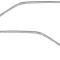 OER 1967-68 Mustang, Fastback, Roof Rail Sash Moldings A1701