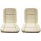 1965-66 Ford Mustang, Bucket Seat Foam, For Pony Interior, With Molded-In Listing Wires, Pair