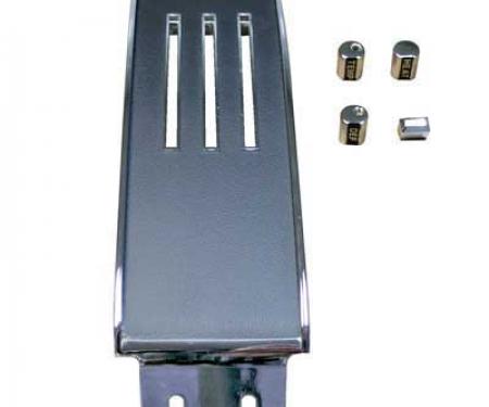 OER 1967 Mustang Heater Control Dash Plate with Knob Set *18A651A