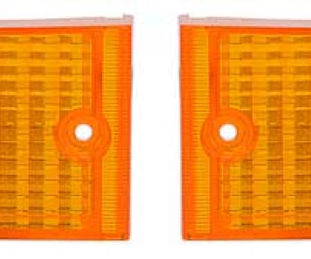 OER 1971-72 Mustang Park Lamp Lens Amber 13208L
