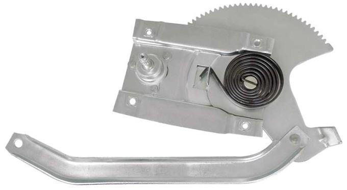 OER 1965-66 Mustang, Door Window Regulator, with Screw-on Style Window Handle, LH, Driver Side 23202C