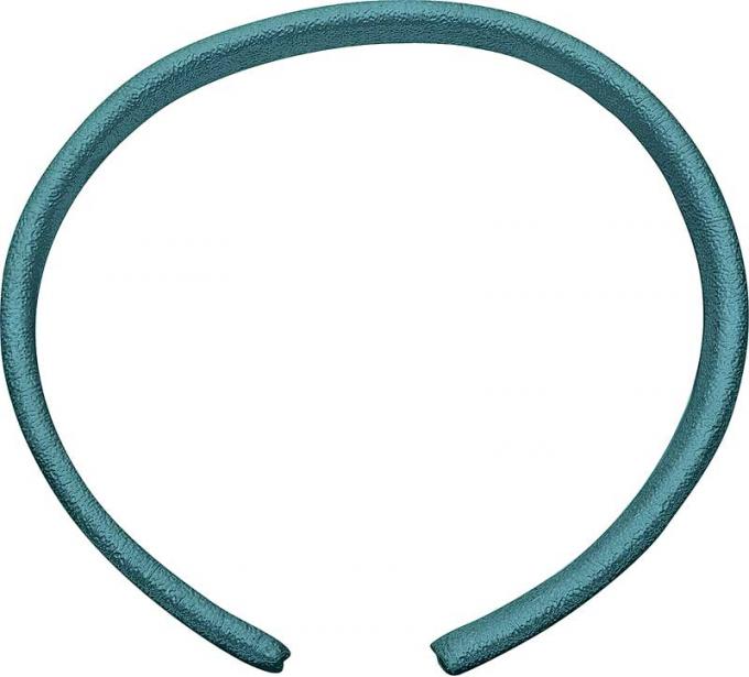 OER Door Jamb Vinyl Windlace , Aqua / Turquoise , Snap On Double Lip Style , 20 Foot Roll T5AQUA