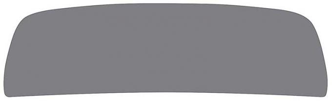 1971-73 Ford Mustang/Mercury Cougar, Coupe, Back Glass, Without Heat Defroster, Smoke Gray Tint