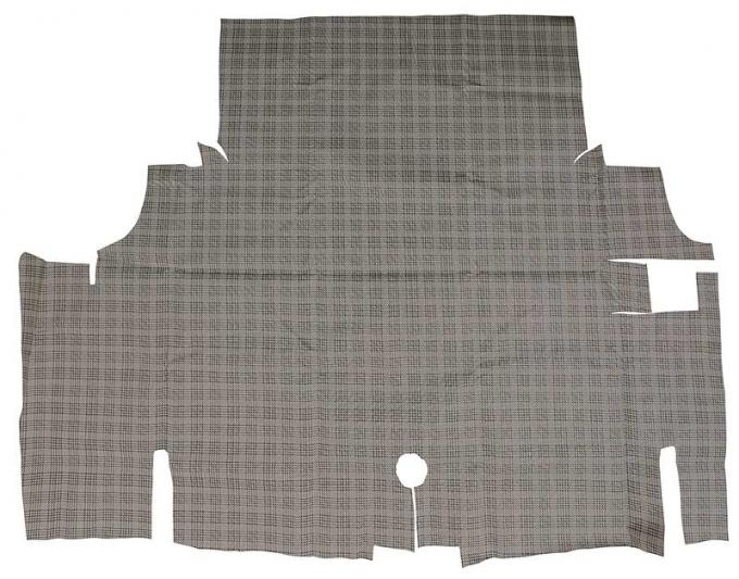 OER 1971-73 Mustang Fastback Trunk Mat - Plaid TM7
