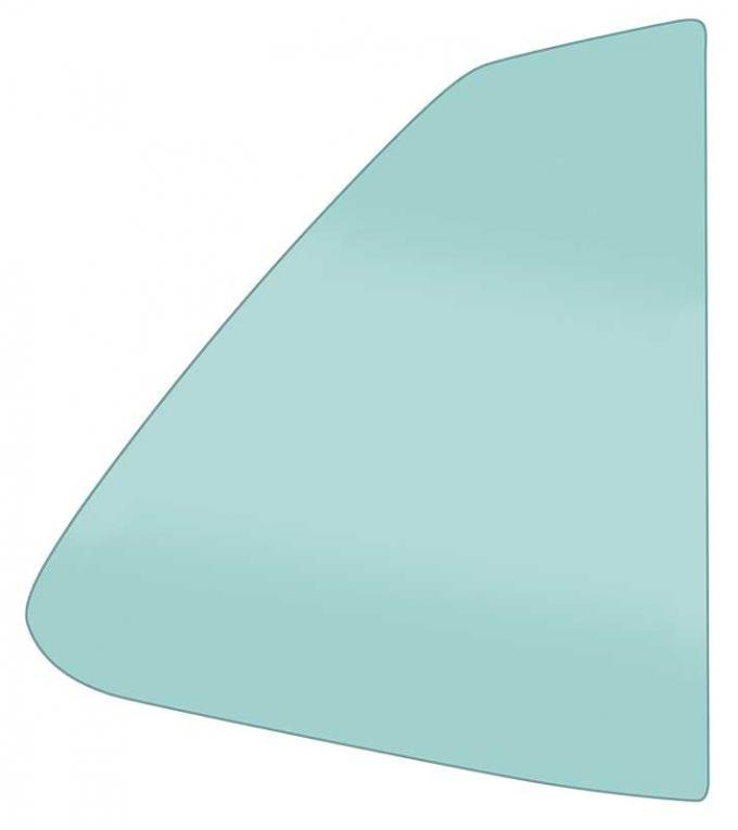 OER 1969-70 Mustang Fastback, Quarter Glass, Light Green Tint, RH, Passenger Side 29710GRT