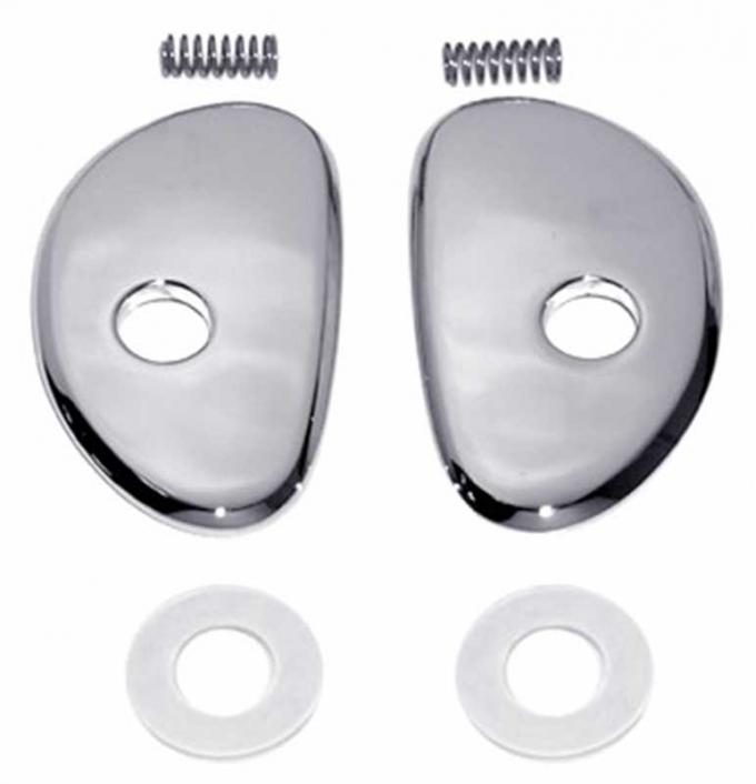 1965-66 Ford Mustang, Door Handle Escutcheons, Pony Interior