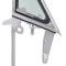 OER 1968 Mustang, Vent Window Assembly, Tinted Glass, Passenger Side 22206L