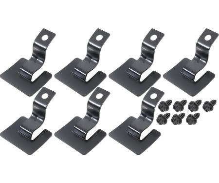 OER 1969-70, Mustang, Lower Windshield Molding Retainer, Set 03406B