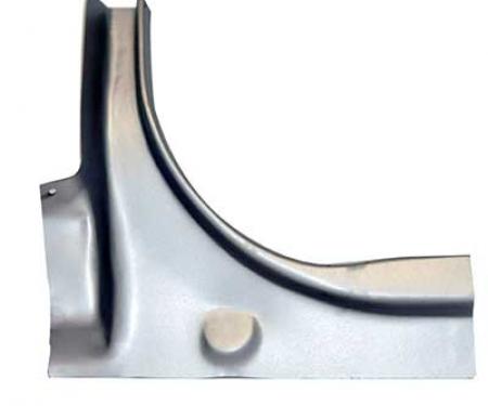 OER 1967-68 Mustang Fastback Lower Trunk Drip Rail Corner - LH 45117A