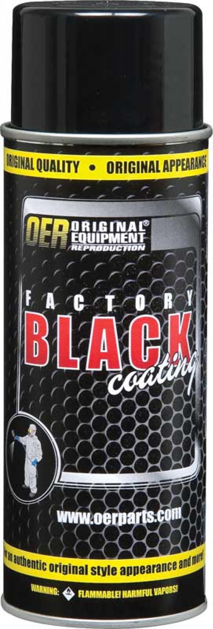 OER "Factory Black" Low Gloss Black Paint - 16 Oz Aerosol Can K89541