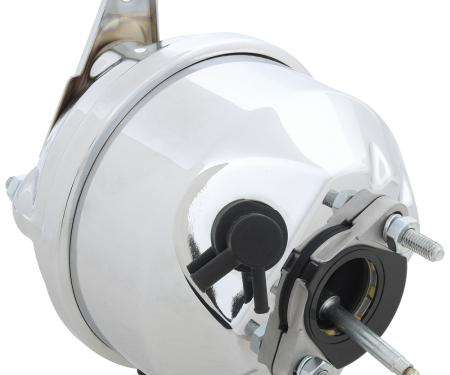 1967-69 Mustang / Cougar Midland-Ross Style Power Brake Booster - Dual Diaphragm - Chrome