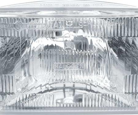 OER Headlamp Sealed Beam, 12 Volt, High Beam, 4" x 6" (100mm x 165mm), Rectangular, Halogen H4651