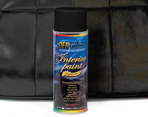 OER Interior Paint, M10 Black, 16 Oz. Aerosol Can, Net Wt. 12 Oz., Premium PP801