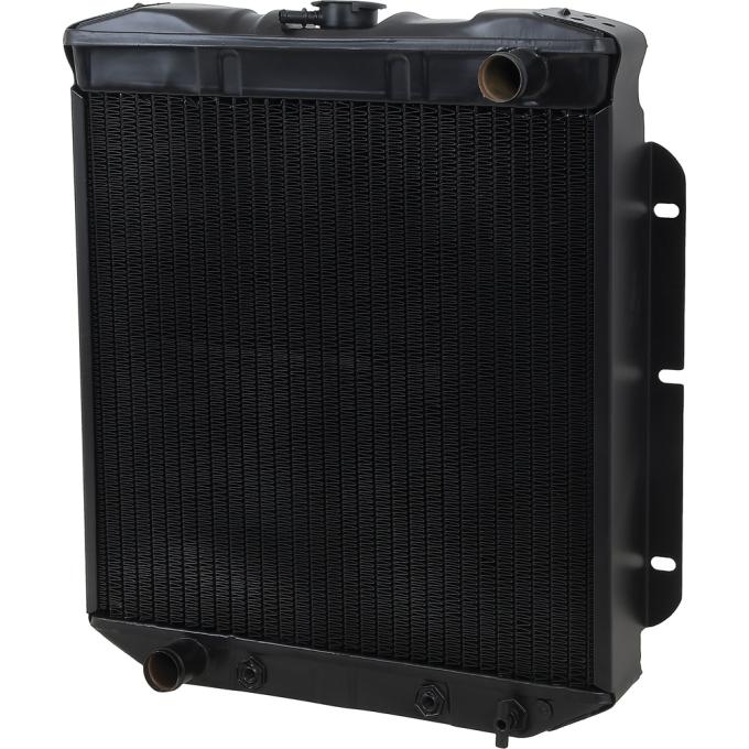 1964-66 Mustang L6 With Auto Trans 4 Row Copper/Brass Radiator