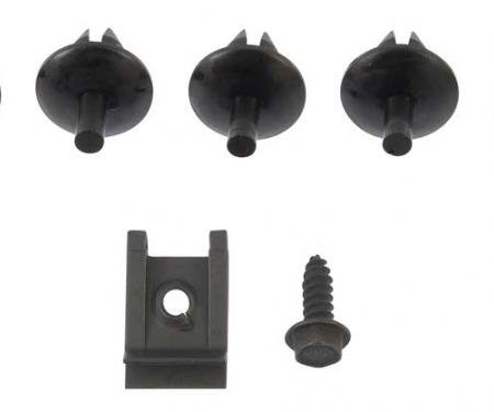 OER 1969-70 Ford Mustang, Grill Mounting Hardware, 7-Piece Set HK229
