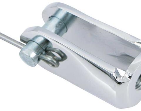 OER Brake Pedal Clevis, Chrome Plated, 3/8"-24 153660C