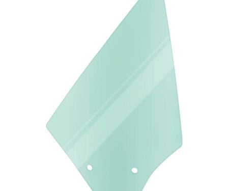 OER 1971-73 Mustang, Cougar, Quarter Glass, Green Tint, Convertible, RH, Passenger Side 29710KRT