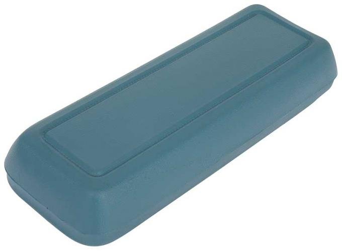 OER 1979-86 Mustang, Console Lid Arm Rest Pad, Light Blue 6024003