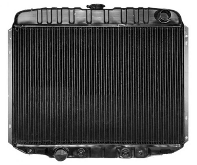 OER 1967 Mustang V8-390 With Auto Trans 4 Row Copper/Brass Radiator CRD5131A