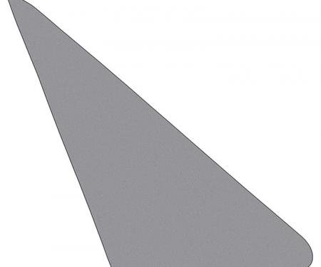 1964-68 Mustang/Cougar, Vent Window Glass, Smoke Gray, RH