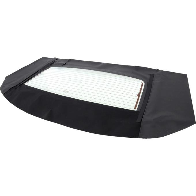 1994-04 Ford Mustang, Glass Rear Window, For Convertible Top, Stayfast Canvas, With Defrost, Black