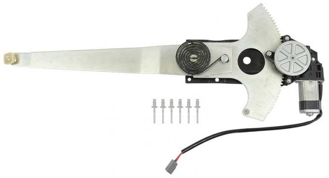 OER 1987-93 Mustang, Window Regulator With Motor, T-Top, Convertible, Passenger Side FM110009