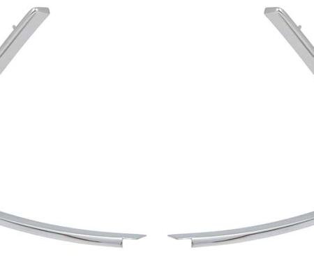 OER 1969-70 Ford Mustang Fastback, Quarter Window Boomerang Moldings 29796A