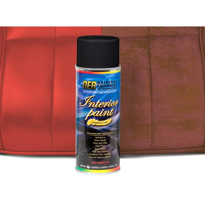 OER 1970-77 Ford, Interior Paint, 15945 Vermillion, 16 Oz. Aerosol Can (Net Wt. 12 Oz.) PP934