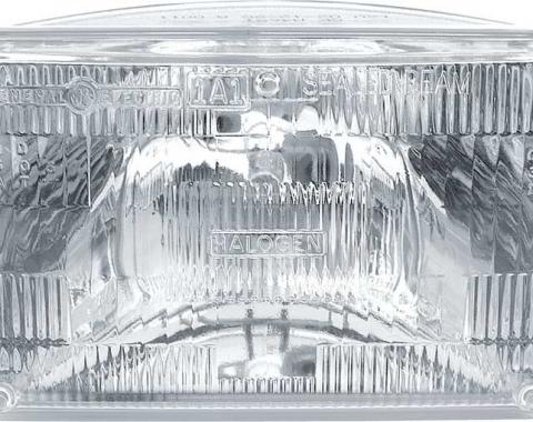OER Headlamp Sealed Beam, 12 Volt, High Beam, 4" x 6" (100mm x 165mm), Rectangular, Halogen H4651