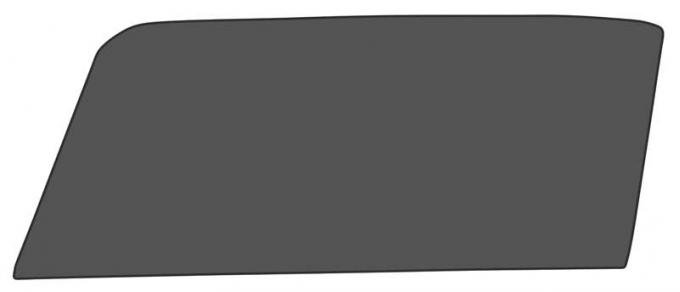 1964-66 Mustang, Convertible, Door Glass, LH, Driver Side, Smoke Gray