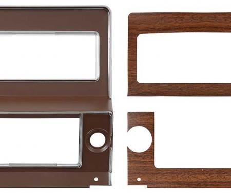 OER 1969-70 Mustang Radio Control Bezel Woodgrain 18842B