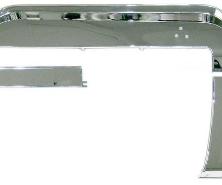 OER 1967-68 Mustang, Deluxe Instrument Panel Trim Set, Chrome Plated, 3-Piece Set DTK-3