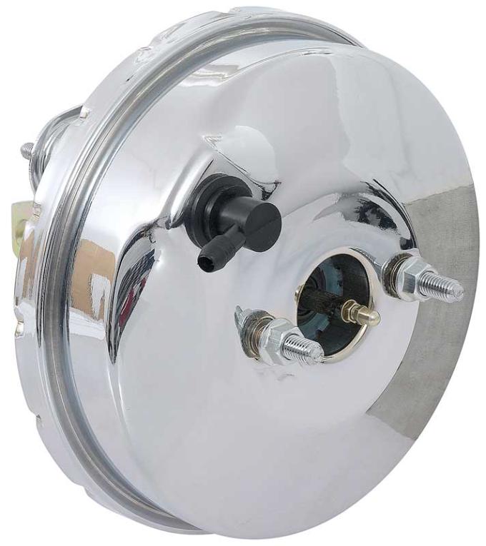 1967-69 Mustang / Cougar 9" Single Diaphragm Bendix Power Brake Booster w/ Bracket - Chrome