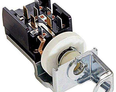 OER 1965-70 Ford, Headlamp Switch, with Integral Bracket, Various Models, Reproduction 11654DR