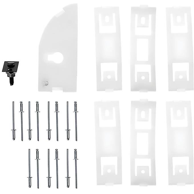 OER 1967-68 Mustang, Rocker Panel Molding Clip Set, LH Driver Side 10182H