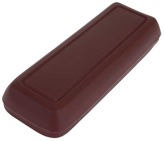 OER 1979-86 Mustang, Console Lid Arm Rest Pad, Red 6024002