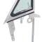 OER 1967 Ford Mustang, Vent Window Assembly, LH, Tinted 22206H