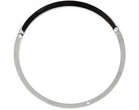 OER 1967-68 Mustang, Headlamp Door Bezel Trim Ring, Chrome, Fits RH or LH Side 13064C