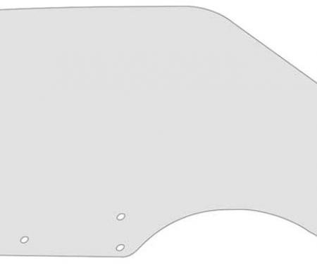 OER 1969-70 Mustang/Cougar Coupe/Convertible Clear (Bolt In) Door Glass - RH 21410KRC