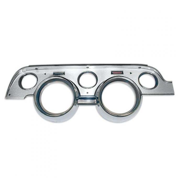 OER 1967 Mustang Instrument Bezel with Deluxe Aluminum Finish 10838E