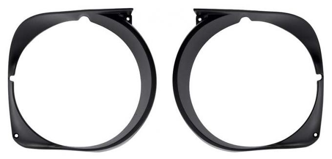 OER 1970 Mustang Headlamp Door Bezels - Authorized Reproduction (pair) 13064FR